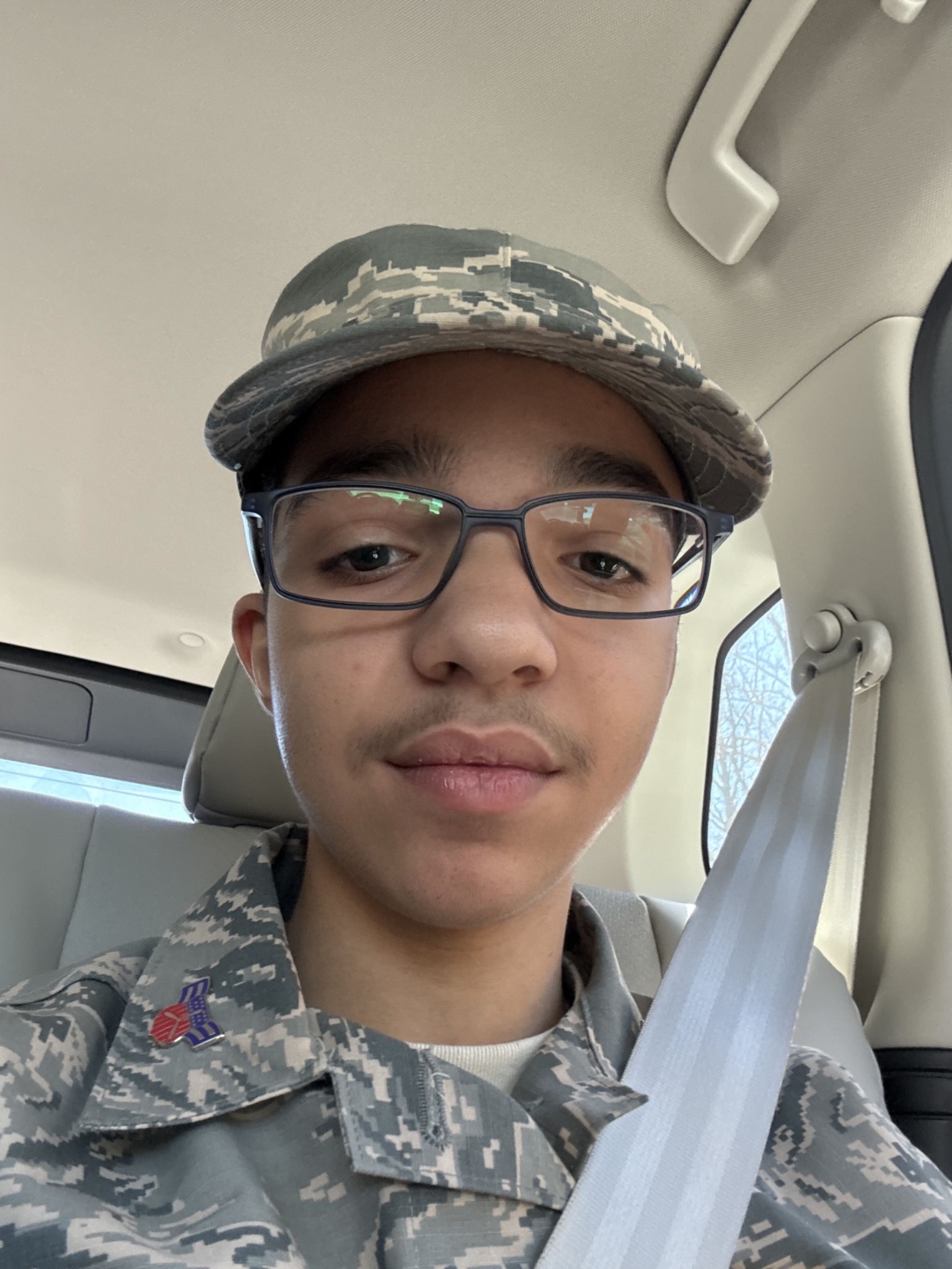 Jose Moran Urena in Civil Air Patrol uniform